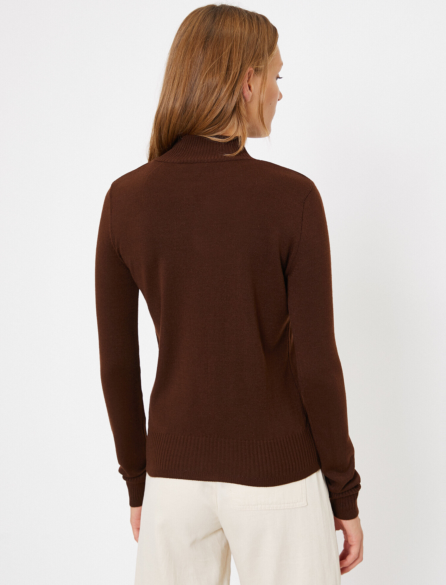   Boğazlı Triko Kazak