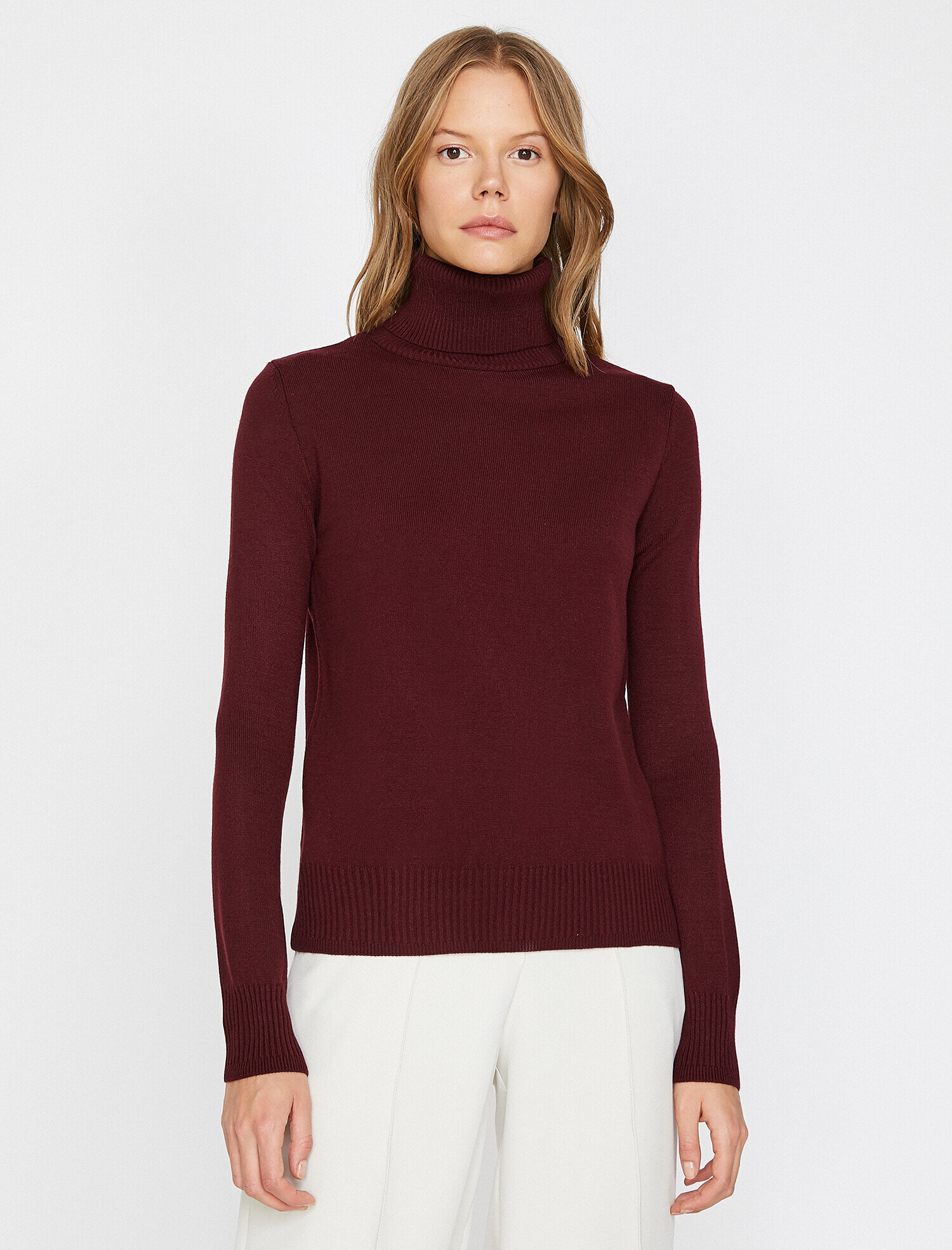   Boğazlı Triko Kazak