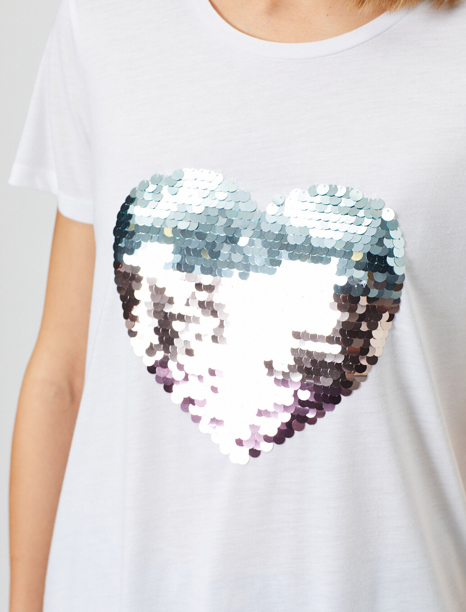   Pul Payet Baskılı Bisiklet Yaka Tişört