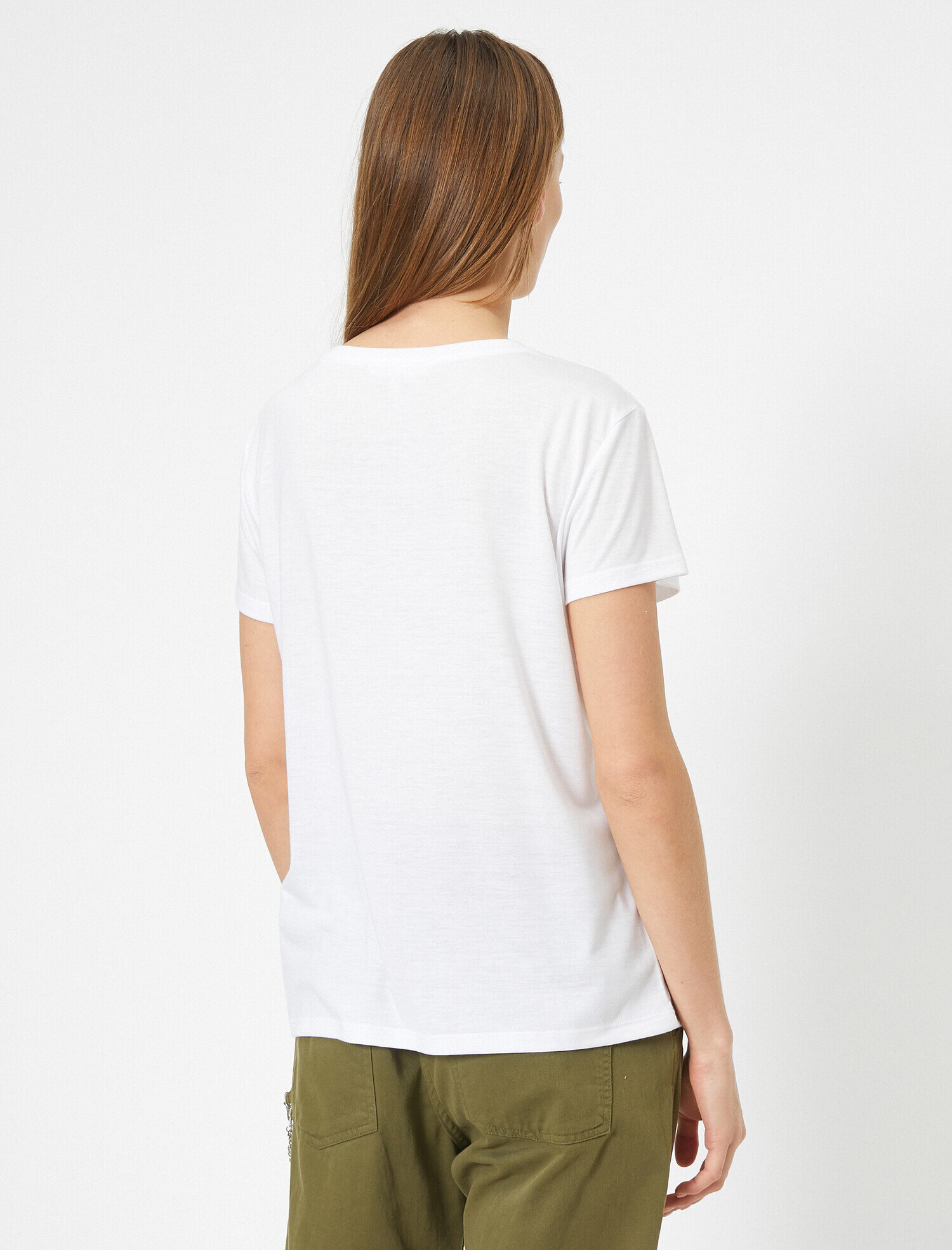   Slogan Baskılı Standart Kalıp Bisiklet Yaka Tişört