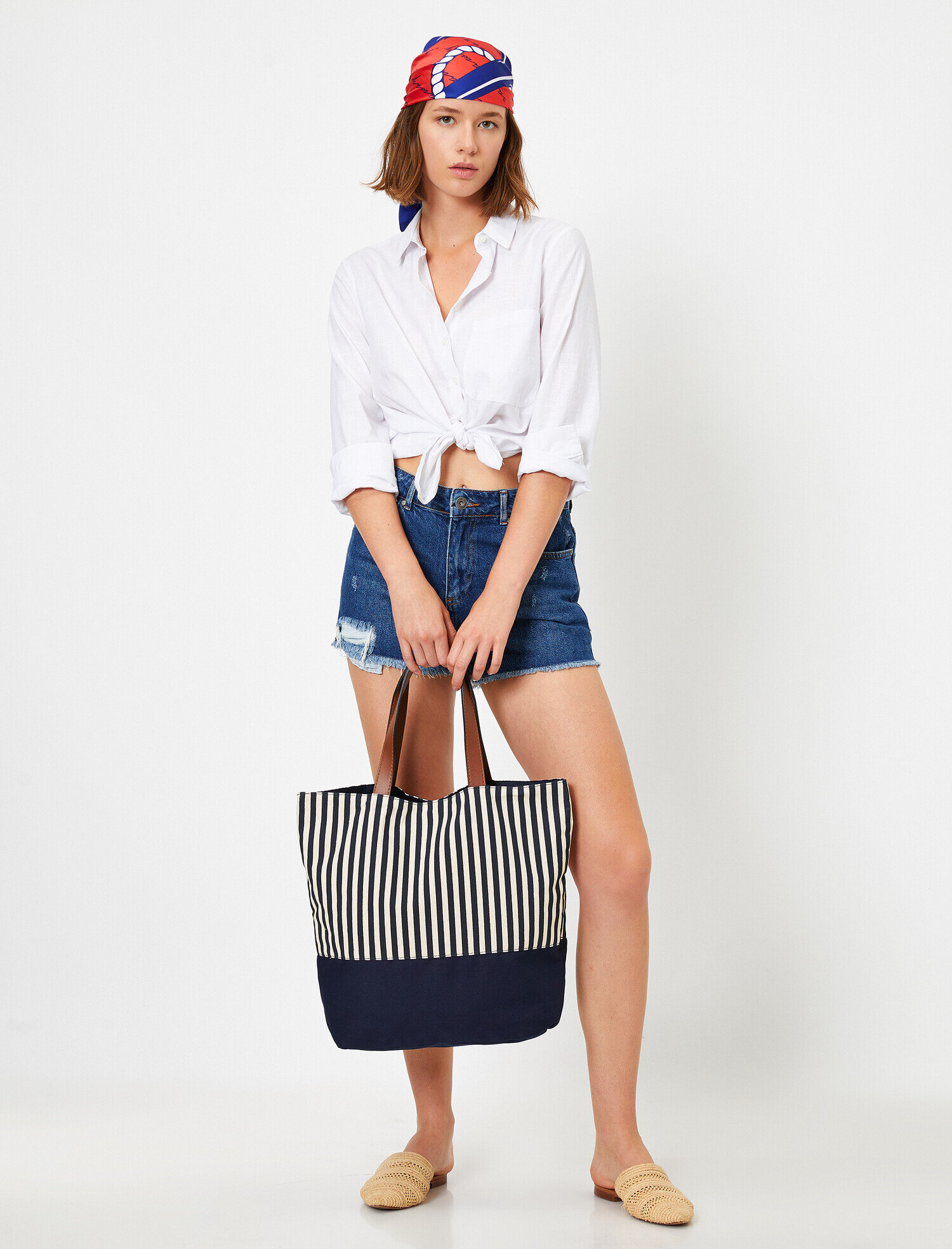 Kadın Desenli Omuz Çantası