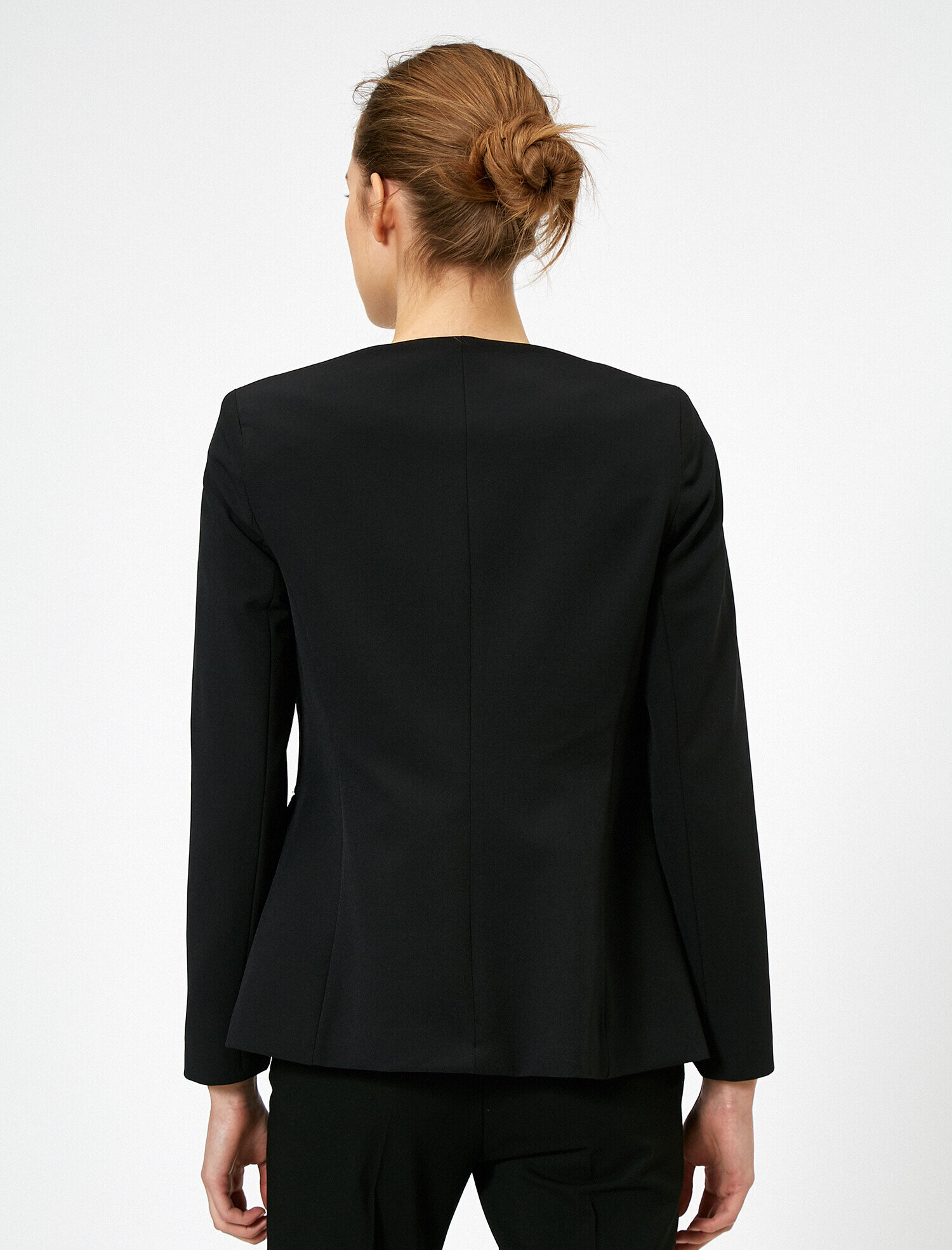   Tek Düğme Detaylı Ceket