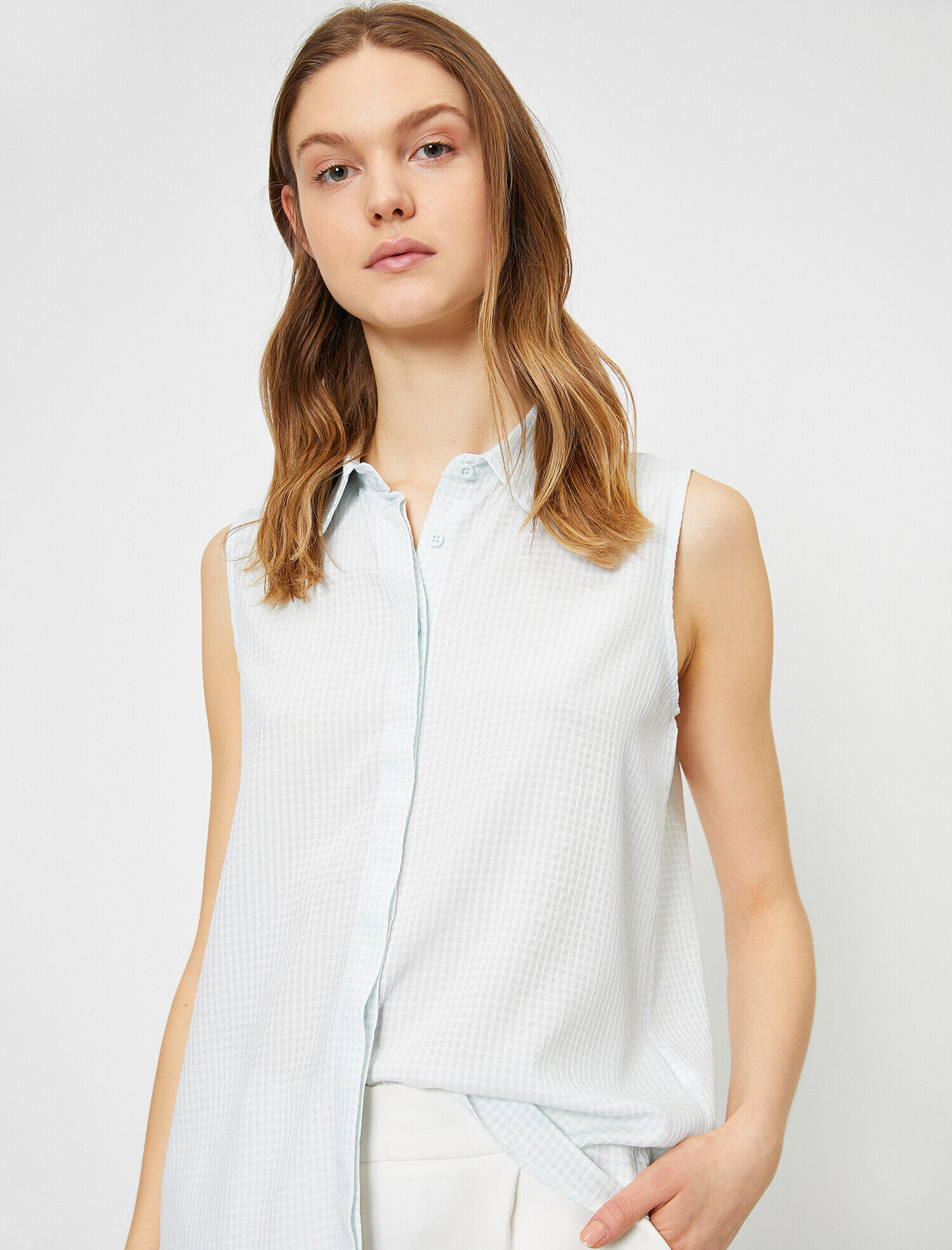   Kolsuz Kareli Gömlek