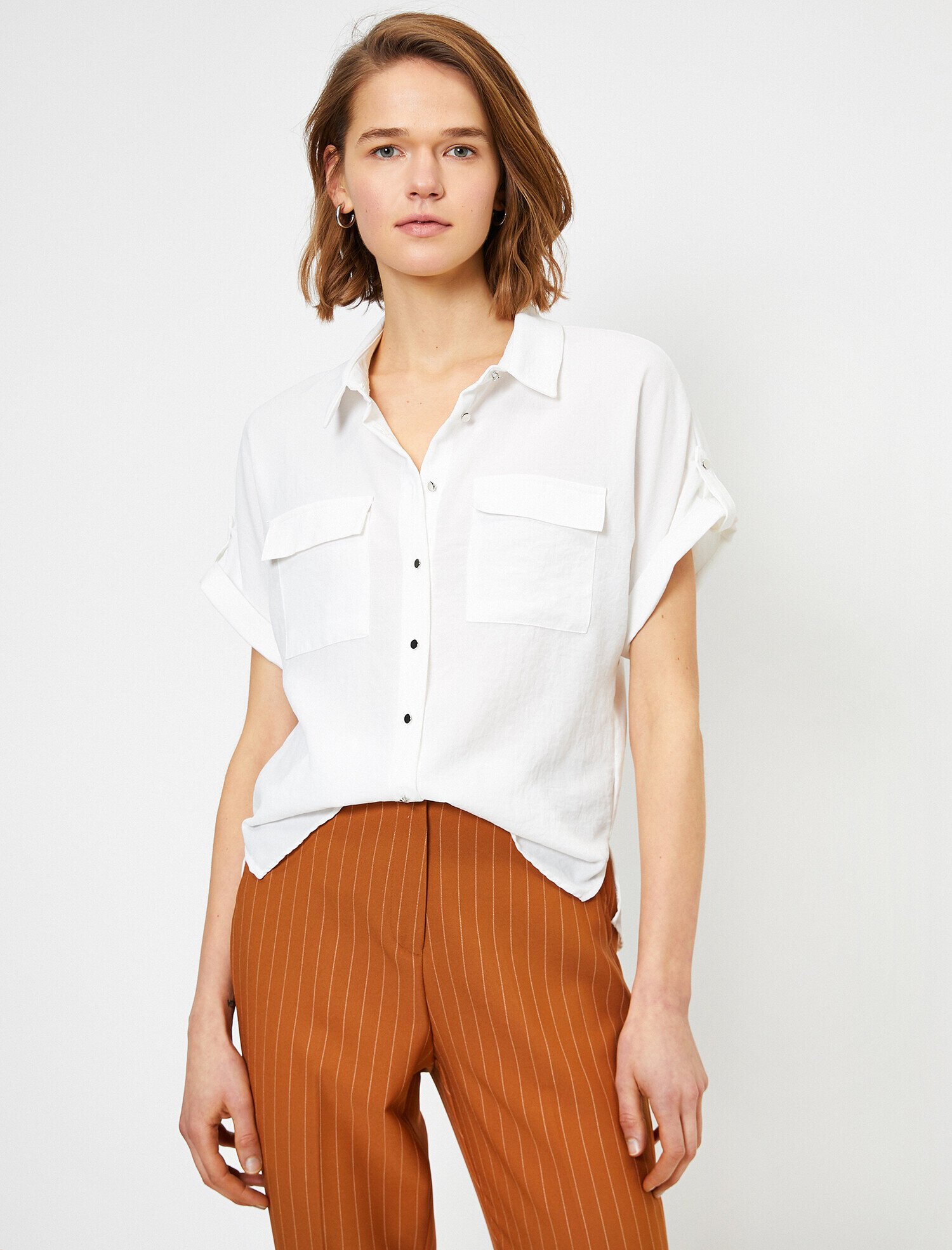   Cep Detaylı Gömlek