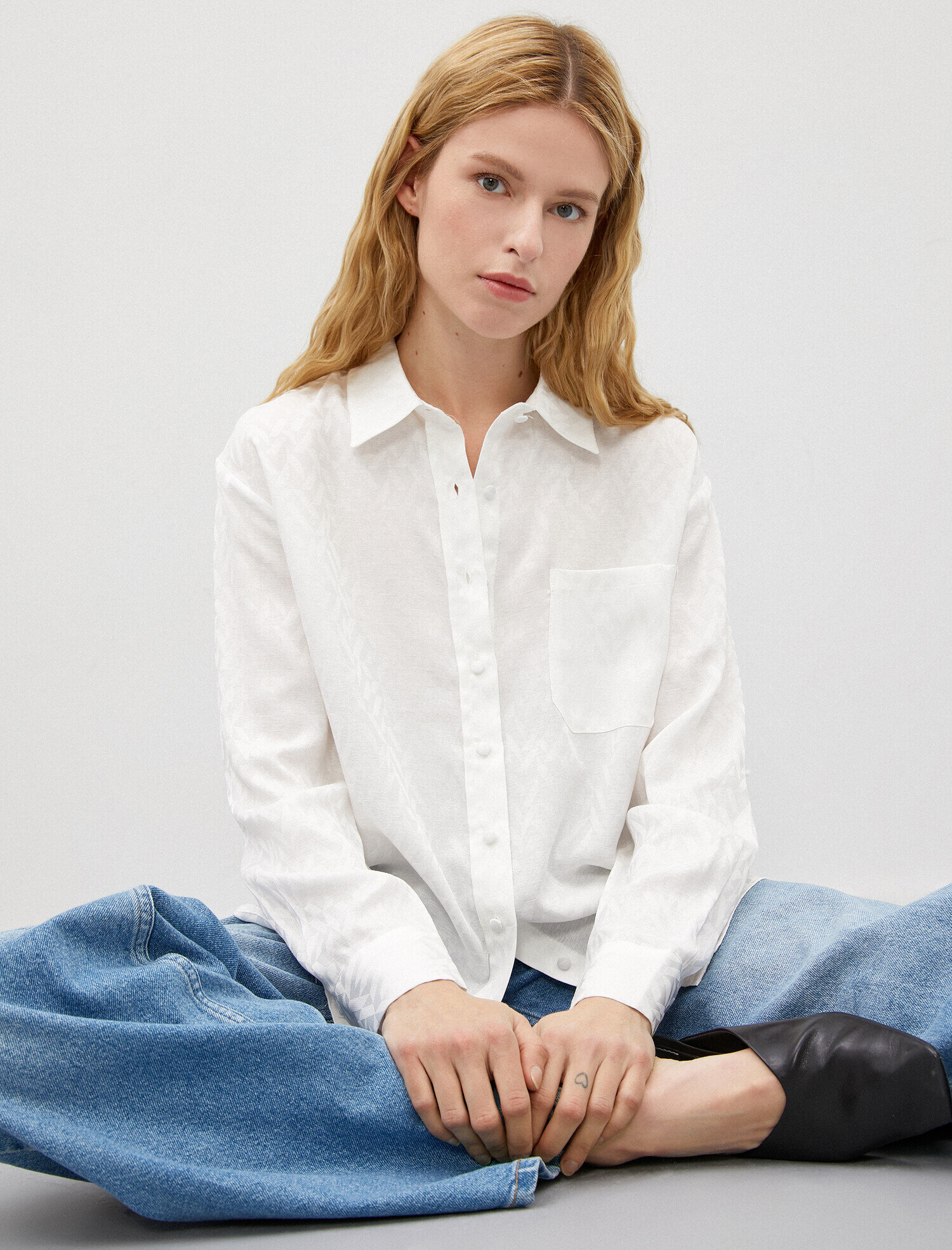   Cep Detaylı Gömlek