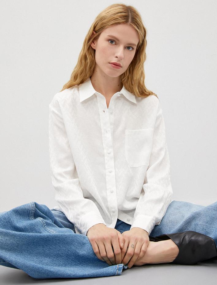  Cep Detaylı Gömlek