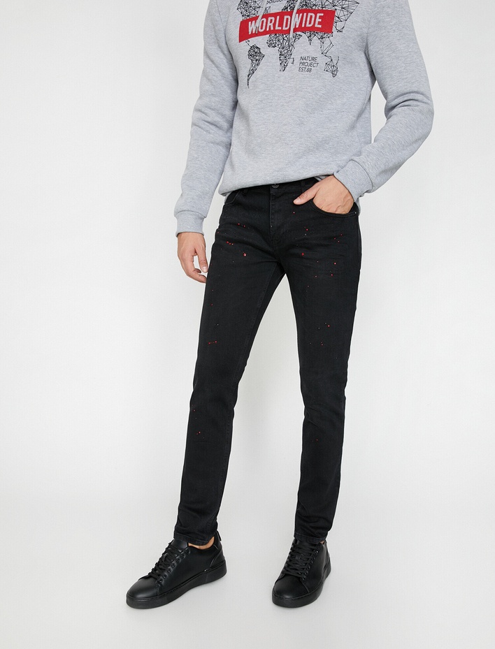  Skinny Fit Kot Pantolon - Michael Jean