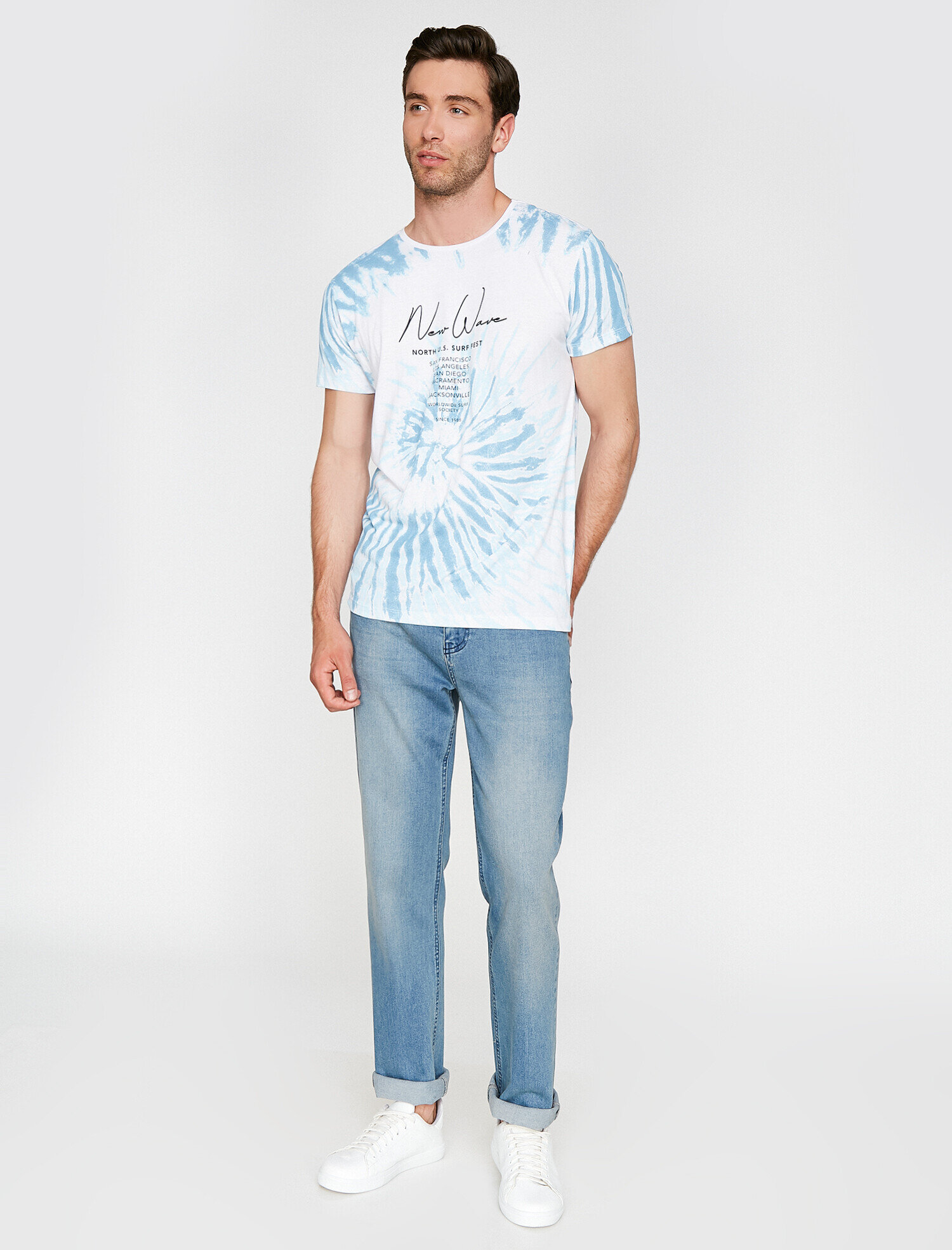   Straight Fit Boru Paça Kot Pantolon - Mark Jean
