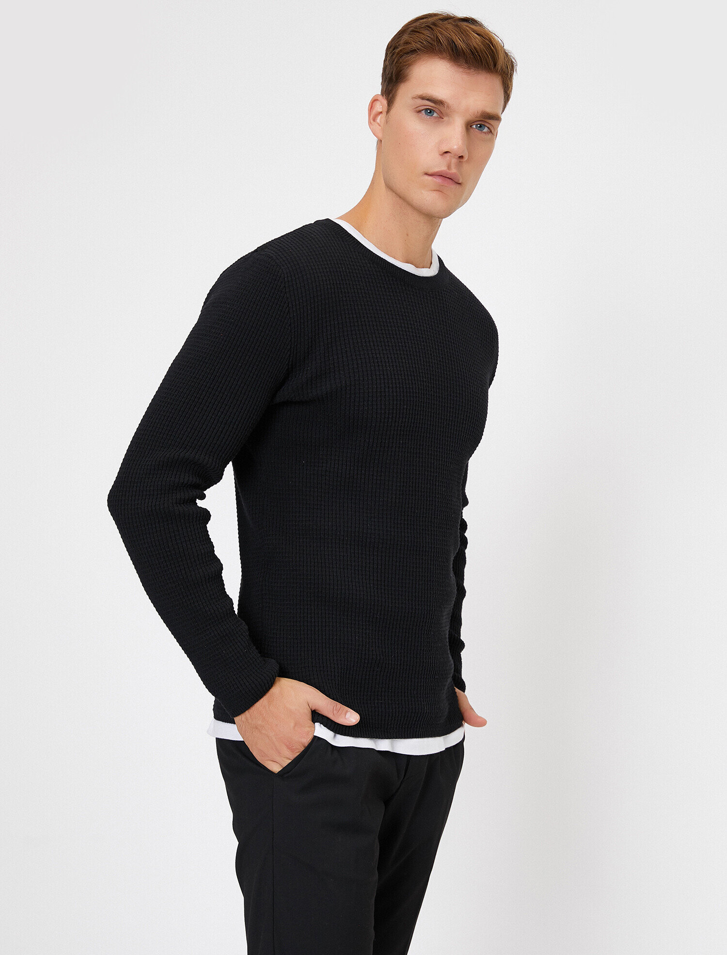   Triko Kazak Bisiklet Yaka