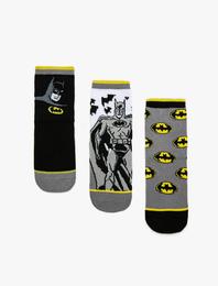 Çoklu Batman Lisanslı Baskılı Çorap