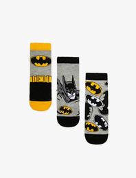 Çoklu Batman Lisanslı Baskılı Çorap