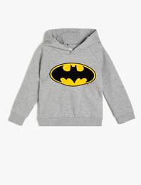 Batman Lisanslı Baskılı Sweatshirt