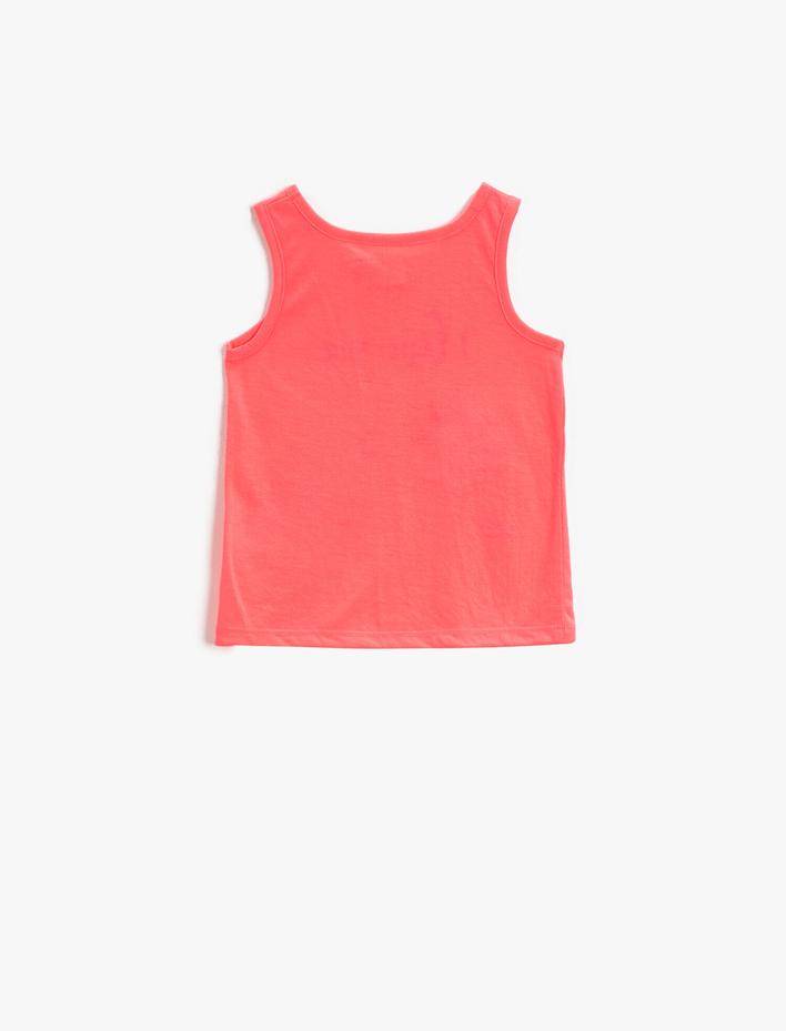 Kız Bebek Sloganlı Atlet Pamuklu