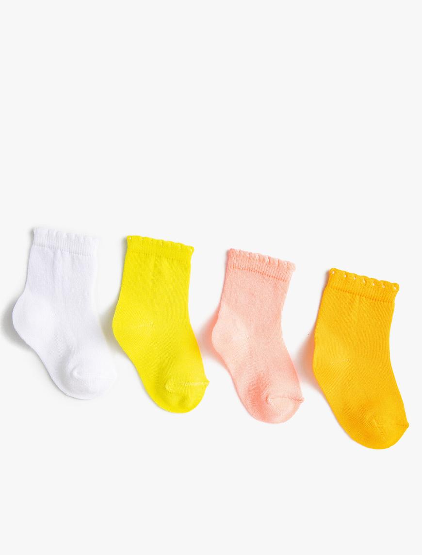  Kız Bebek Basic Çorap Seti