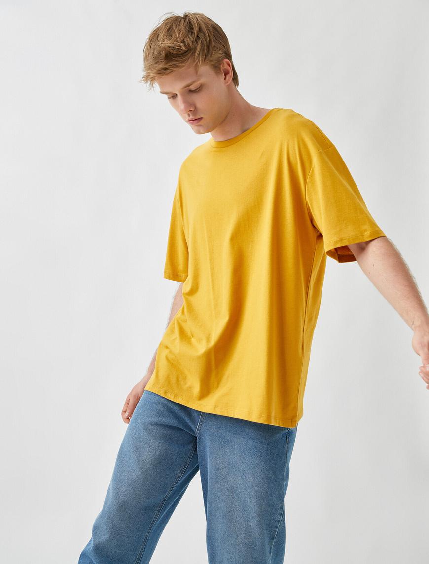   Pamuklu Oversize Tişört