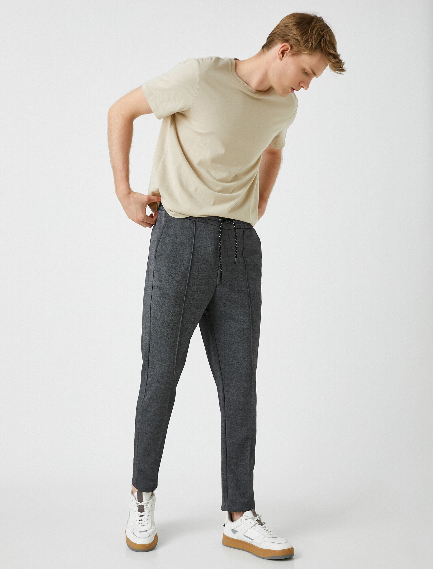   Belden Bağlamalı Eşofman Altı