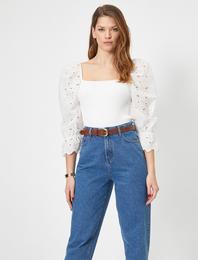 İslemeli Triko Kazak