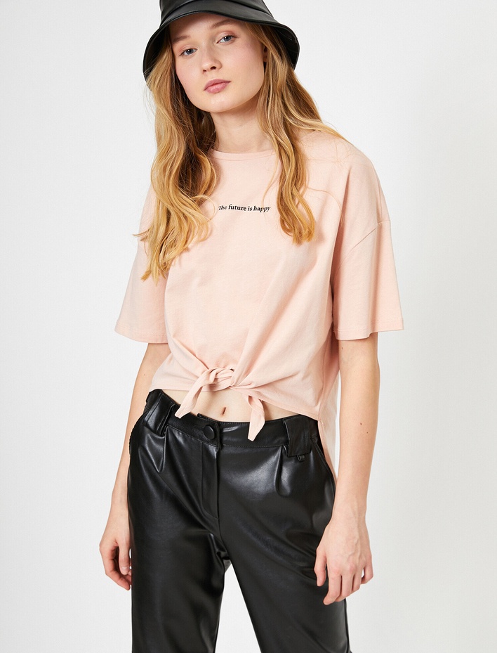  Yazılı Baskılı Tişört