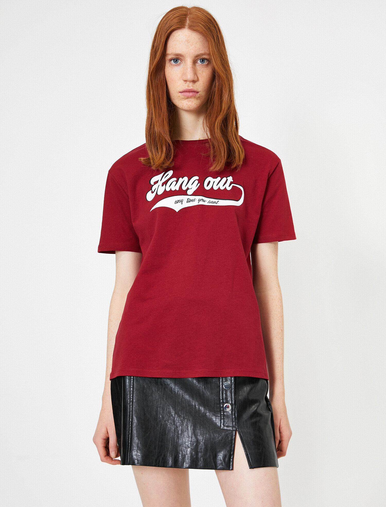   Yazılı Baskılı Tişört