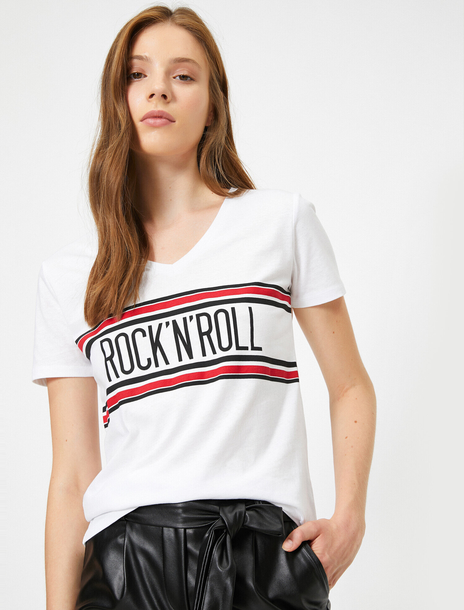   Yazılı Baskılı Tişört