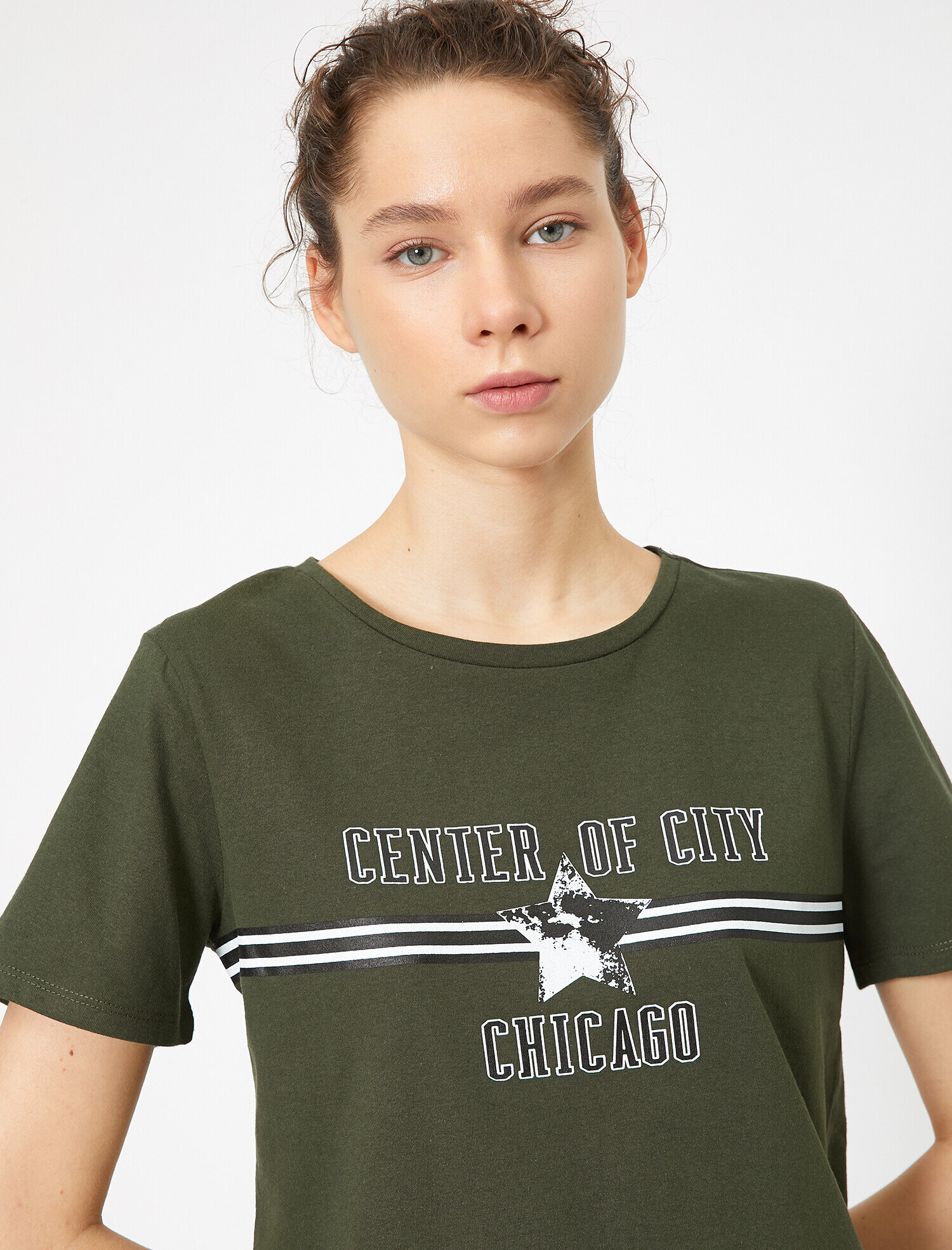   Yazılı Baskılı Tişört