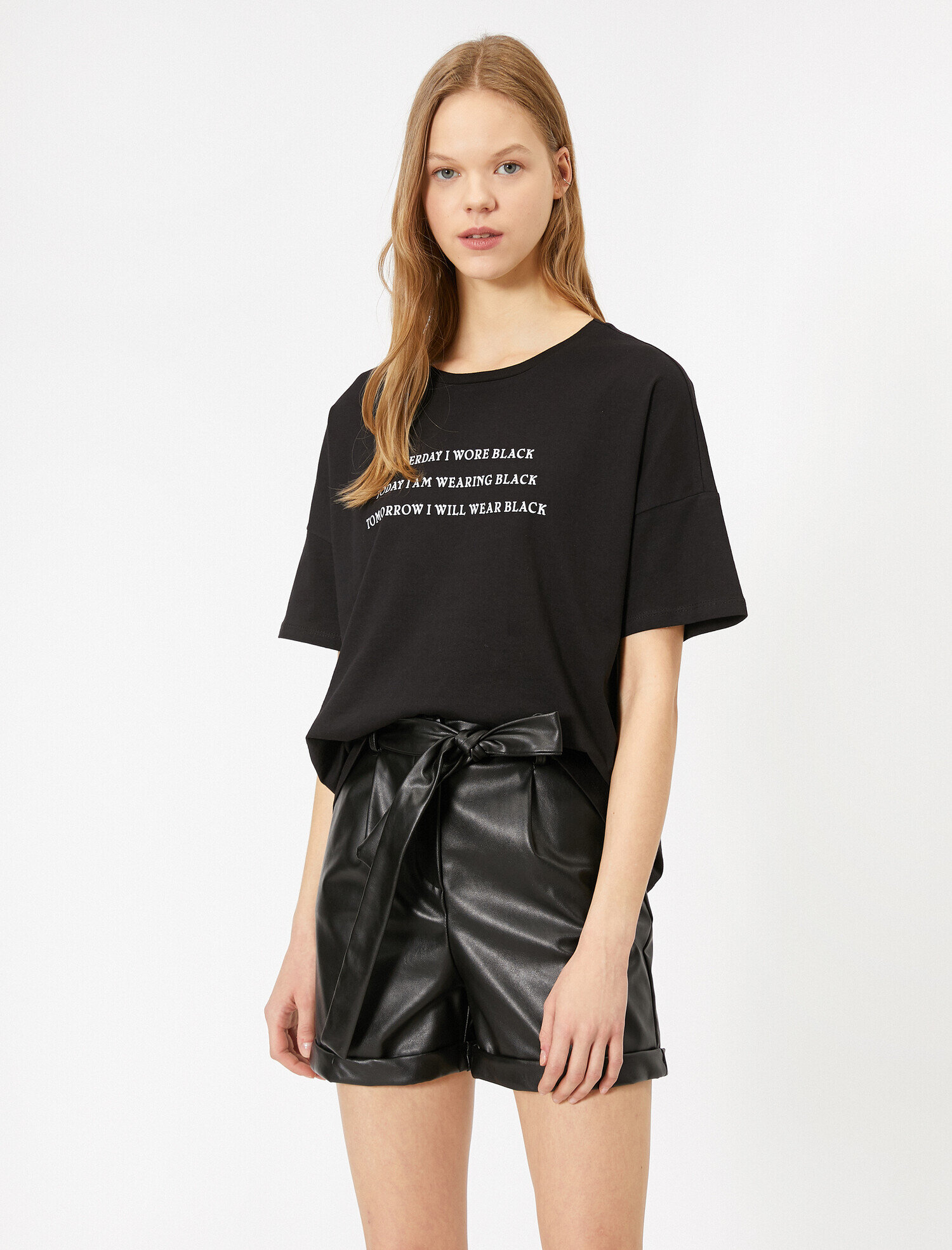   Yazılı Baskılı Tişört