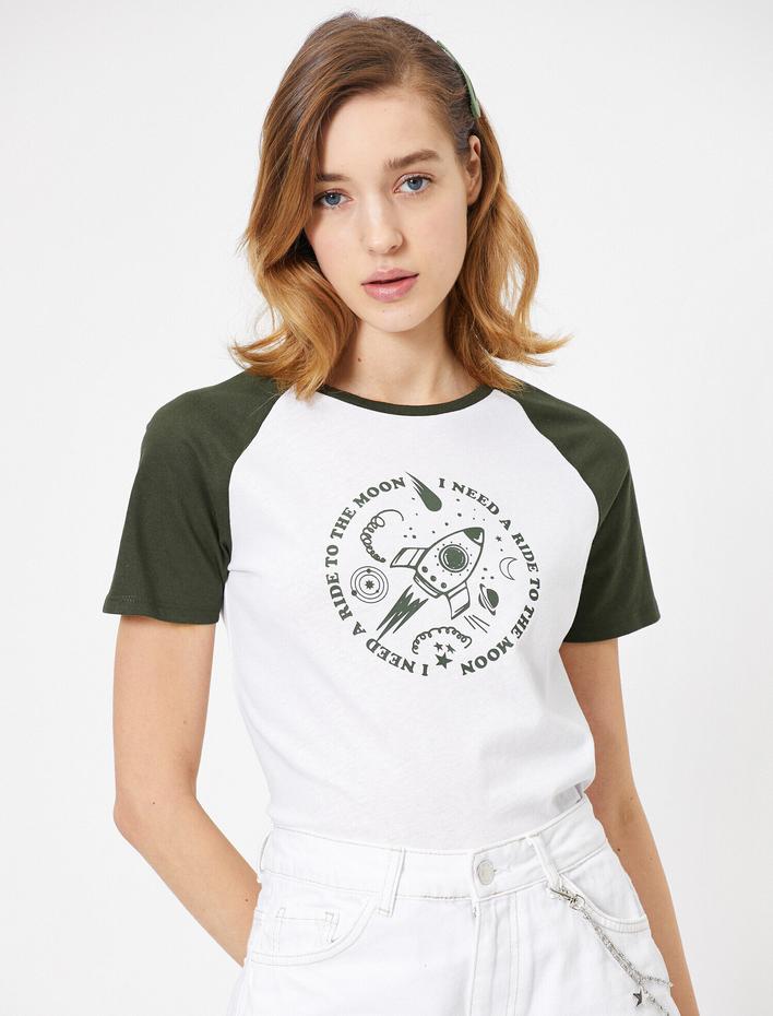  Yazılı Baskılı Tişört