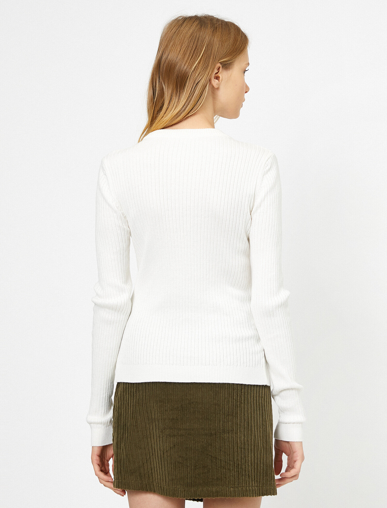   Bisiklet Yaka Triko Kazak