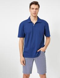Polo Yaka Oversize Fit Pike Kumaş Tişört