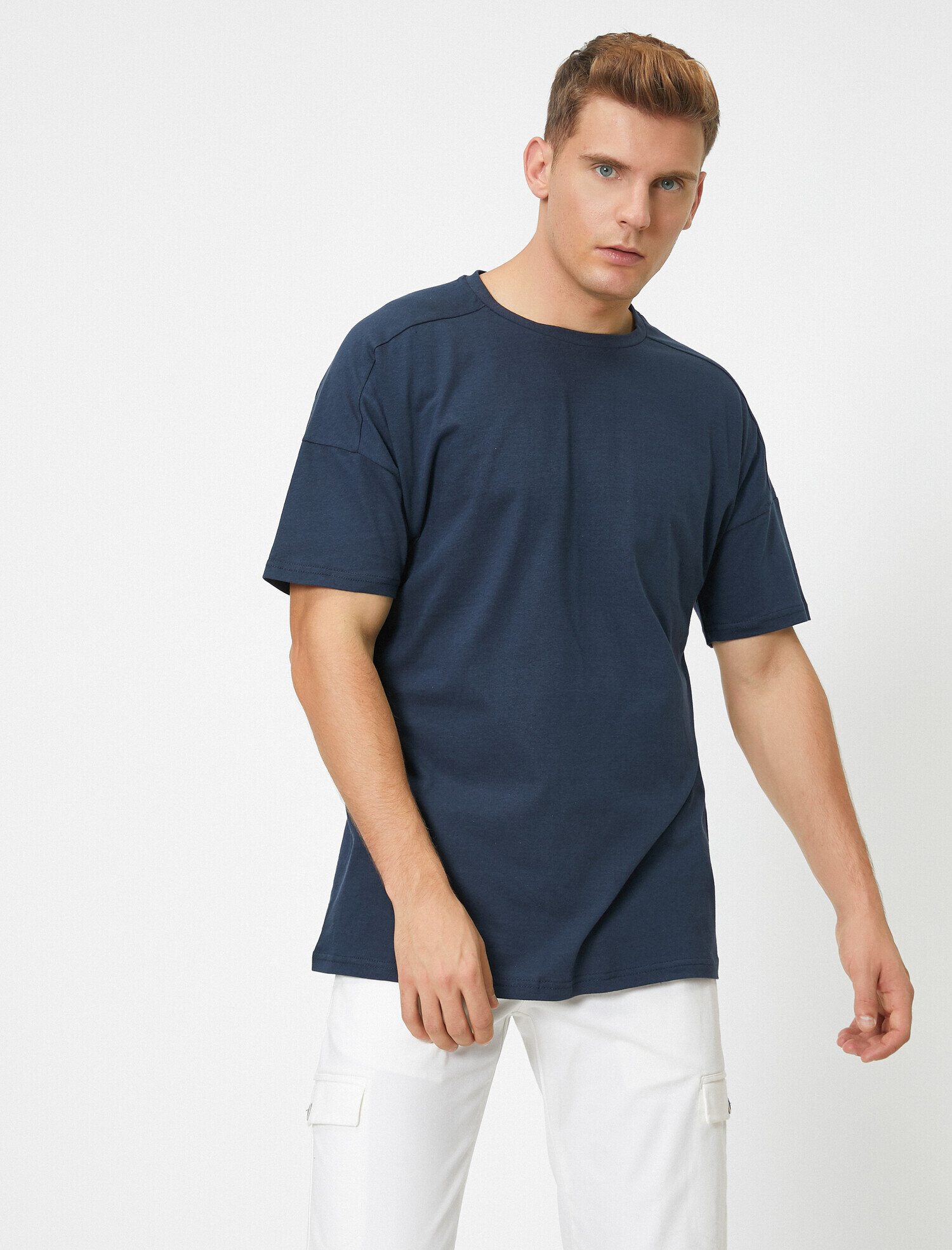   Bisiklet Yaka Kısa Kollu Basic Tişört