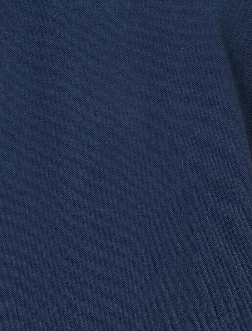   Polo Yaka Düğme Detaylı Regular Fit Tişört