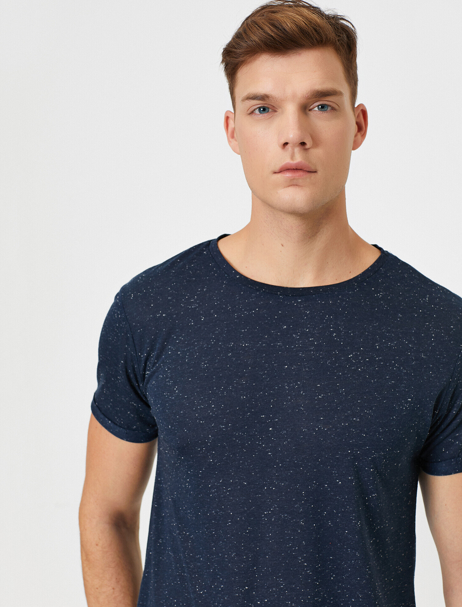   Bisiklet Yaka Kısa Kollu Slim Fit Basic Tişört