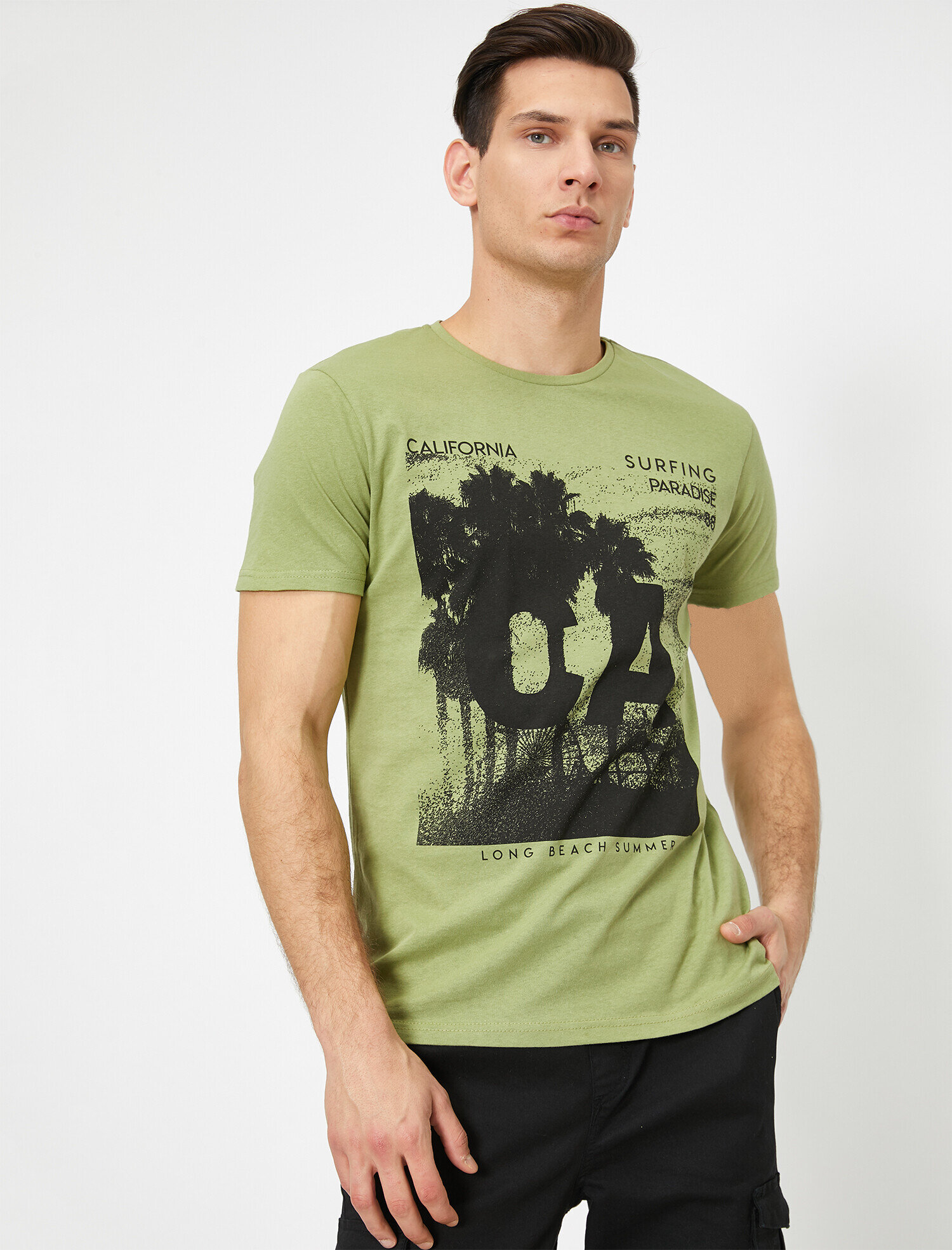   Baskılı Tişört Kısa Kollu