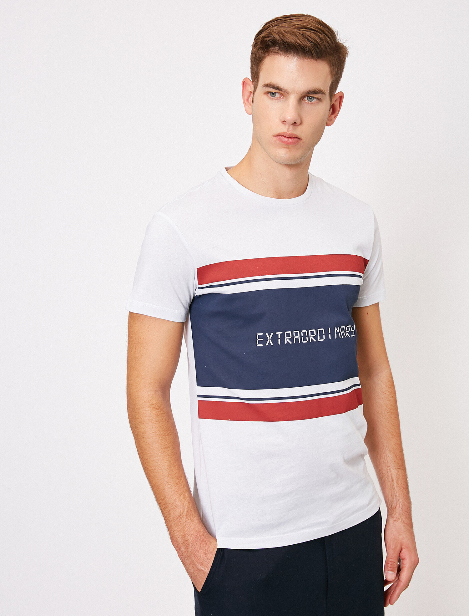   Baskılı Tişört Kısa Kollu