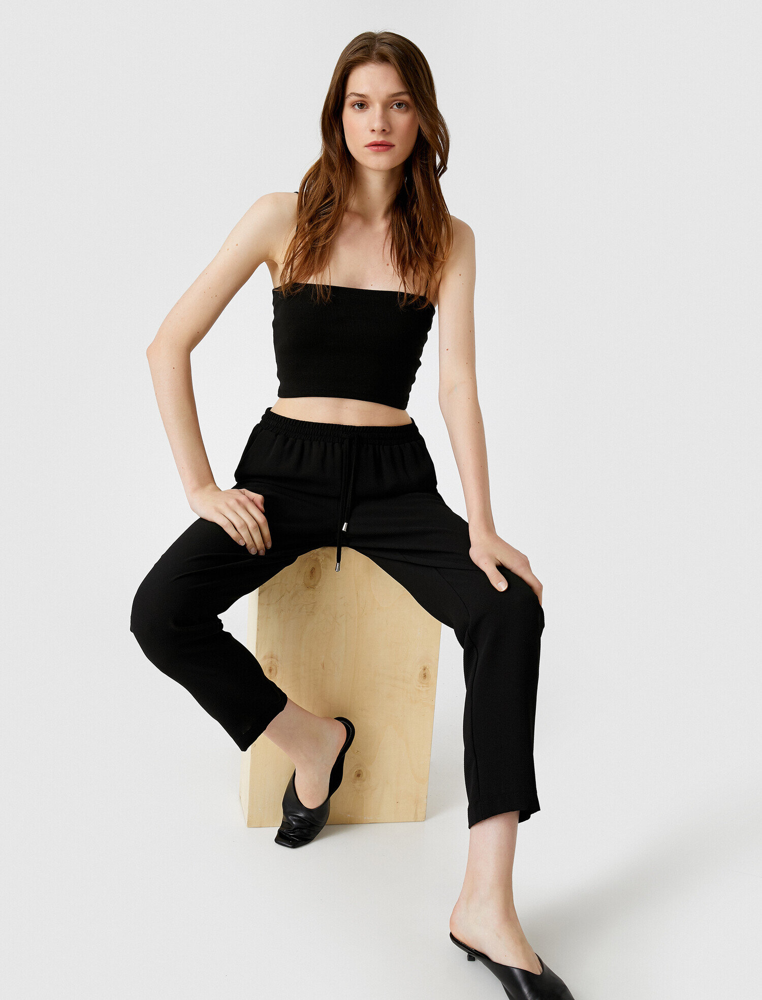   Belden Bağlamalı Pantolon