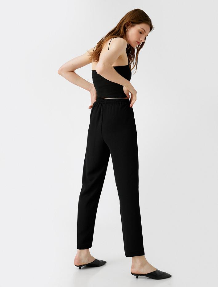  Belden Bağlamalı Pantolon