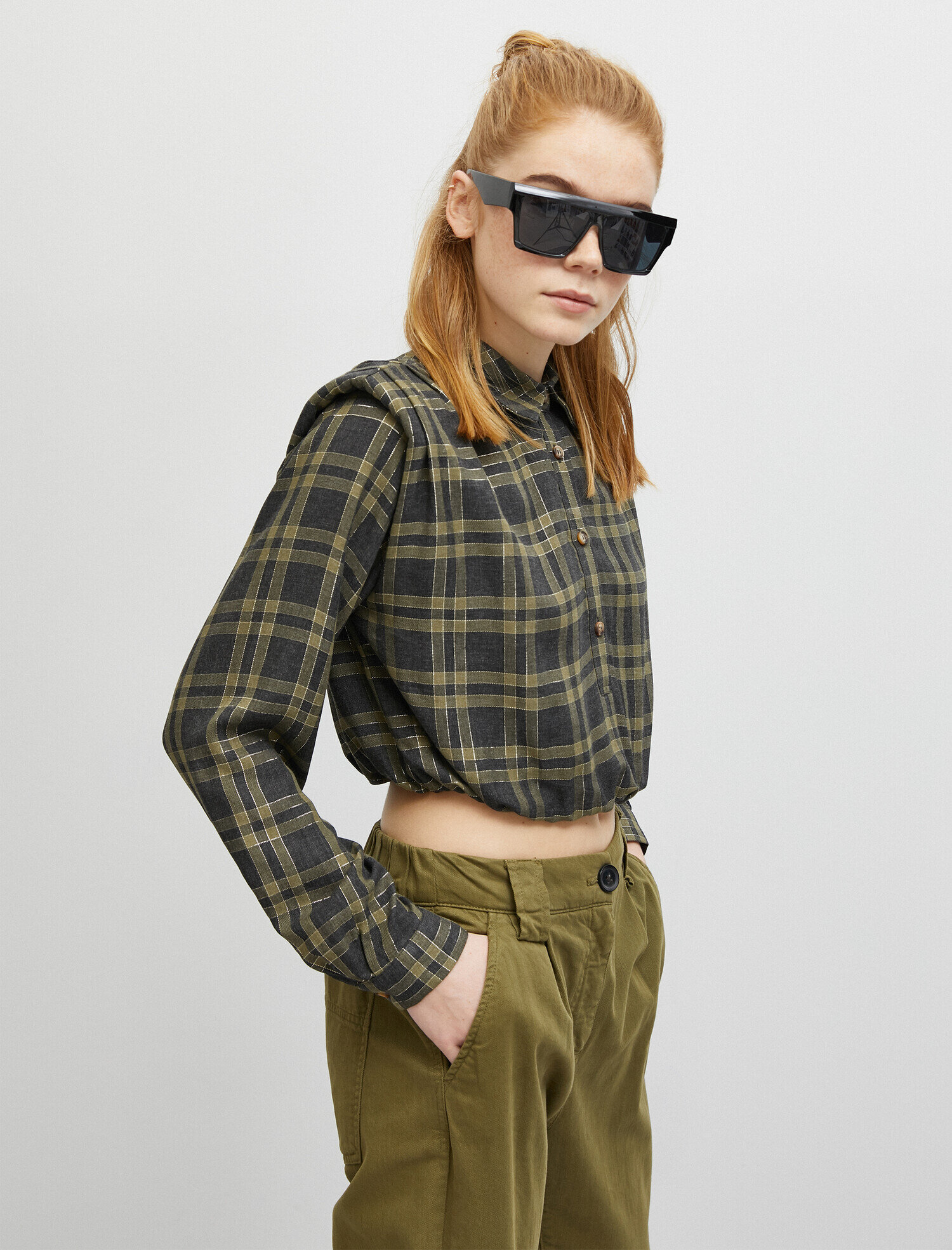   Vatkalı Ekose Gömlek