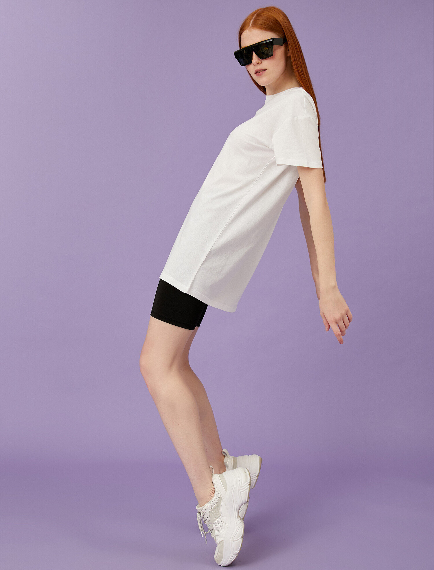   Pamuklu Tişört Oversize