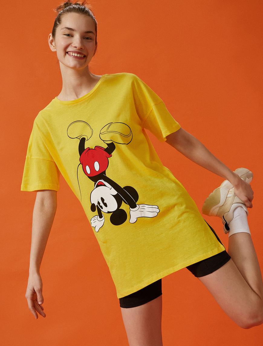   Mickey Mouse Tişört Disney Lisanslı Pamuklu