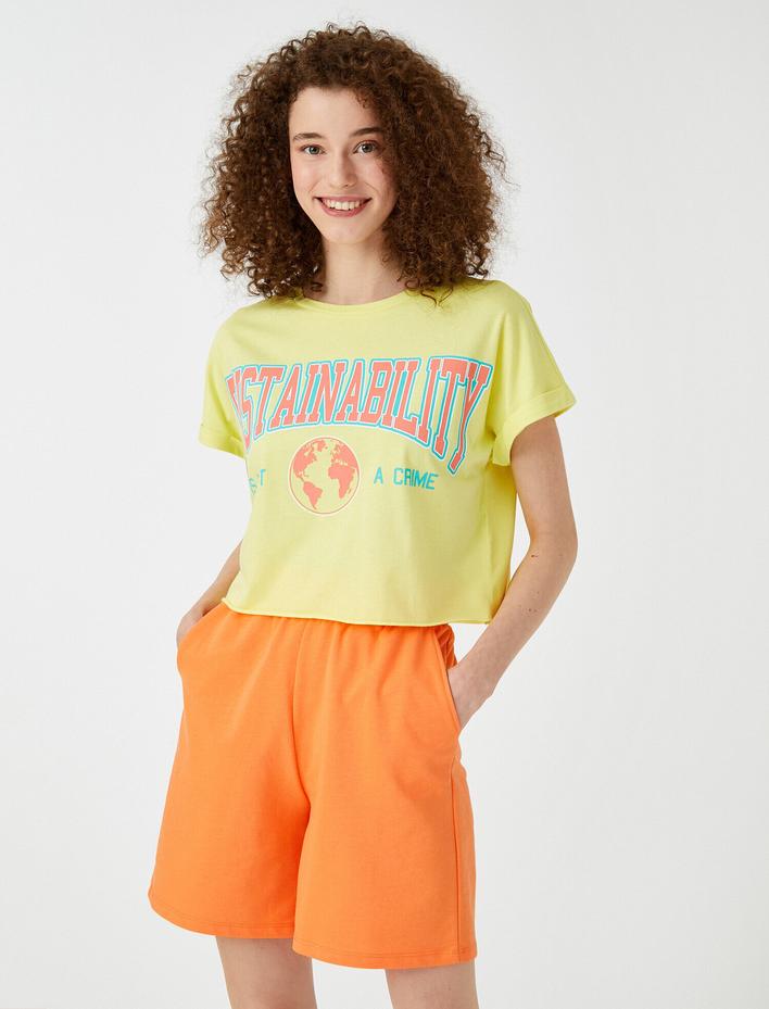  Baskılı Tişört Pamuklu