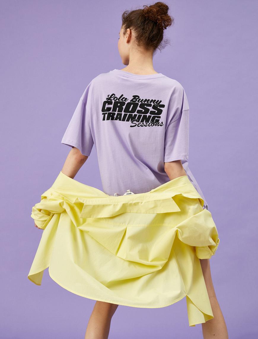   Lola Bunny Tişört Lisanslı Pamuklu Oversize