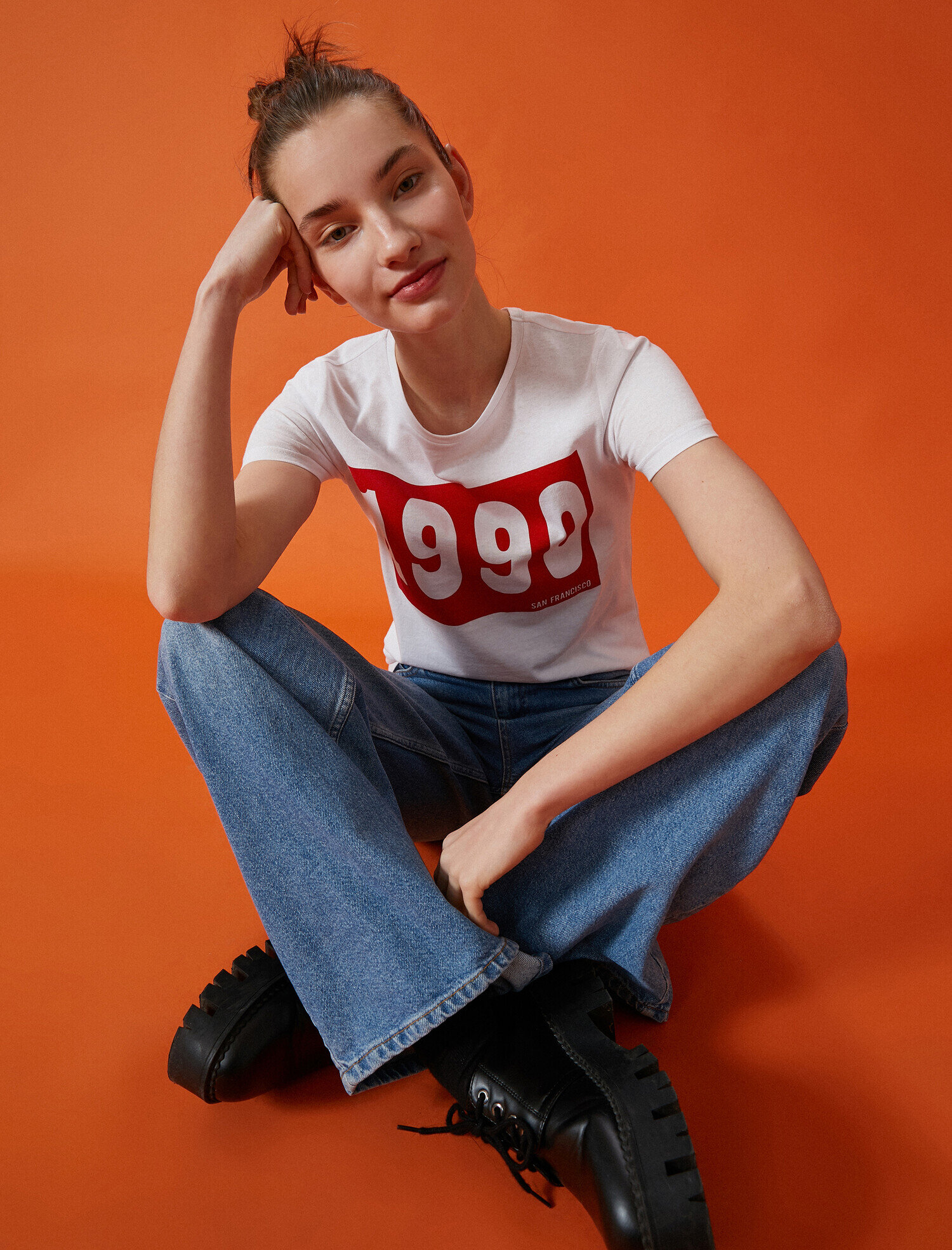   Baskılı Tişört Pamuklu