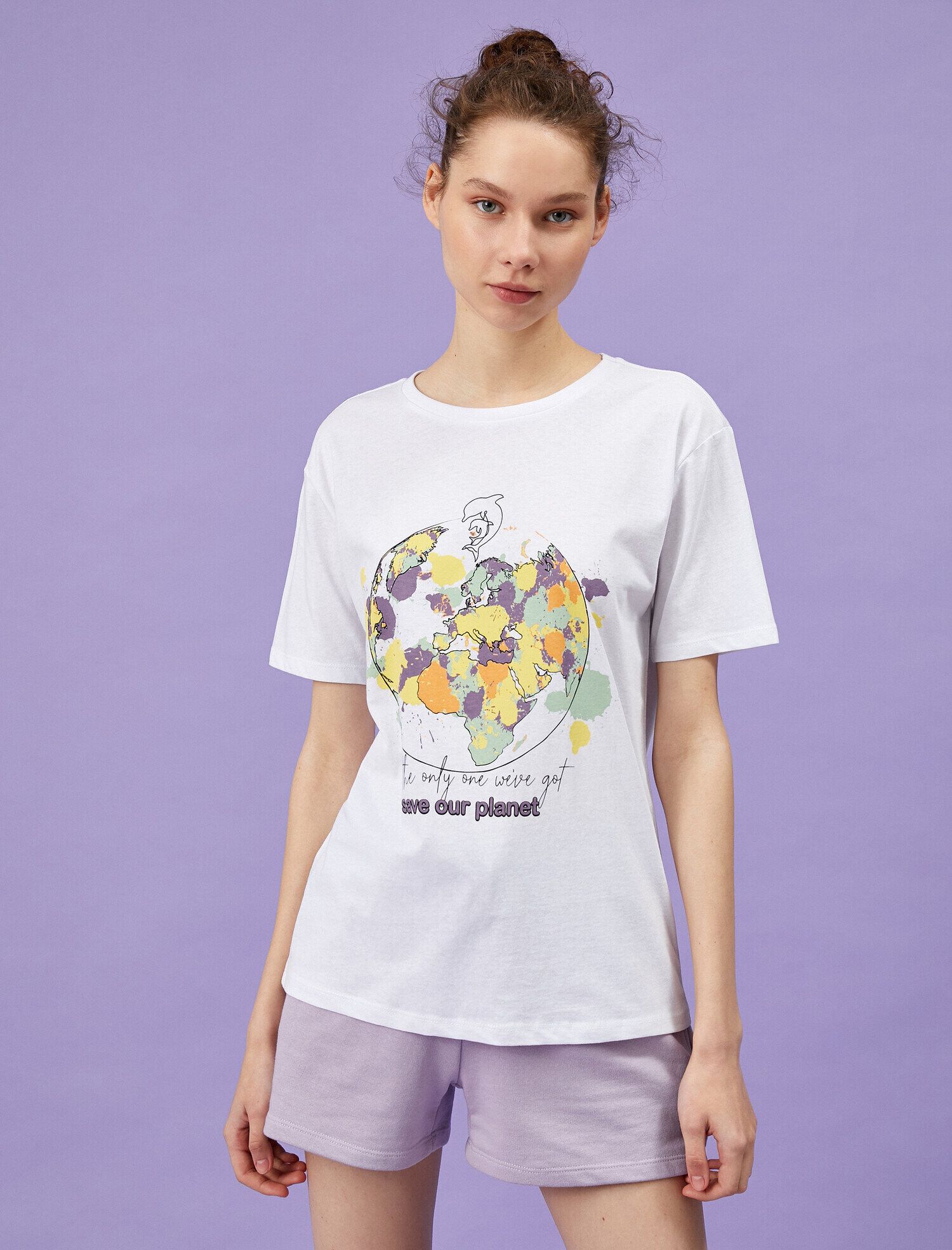   Baskılı Tişört Pamuklu