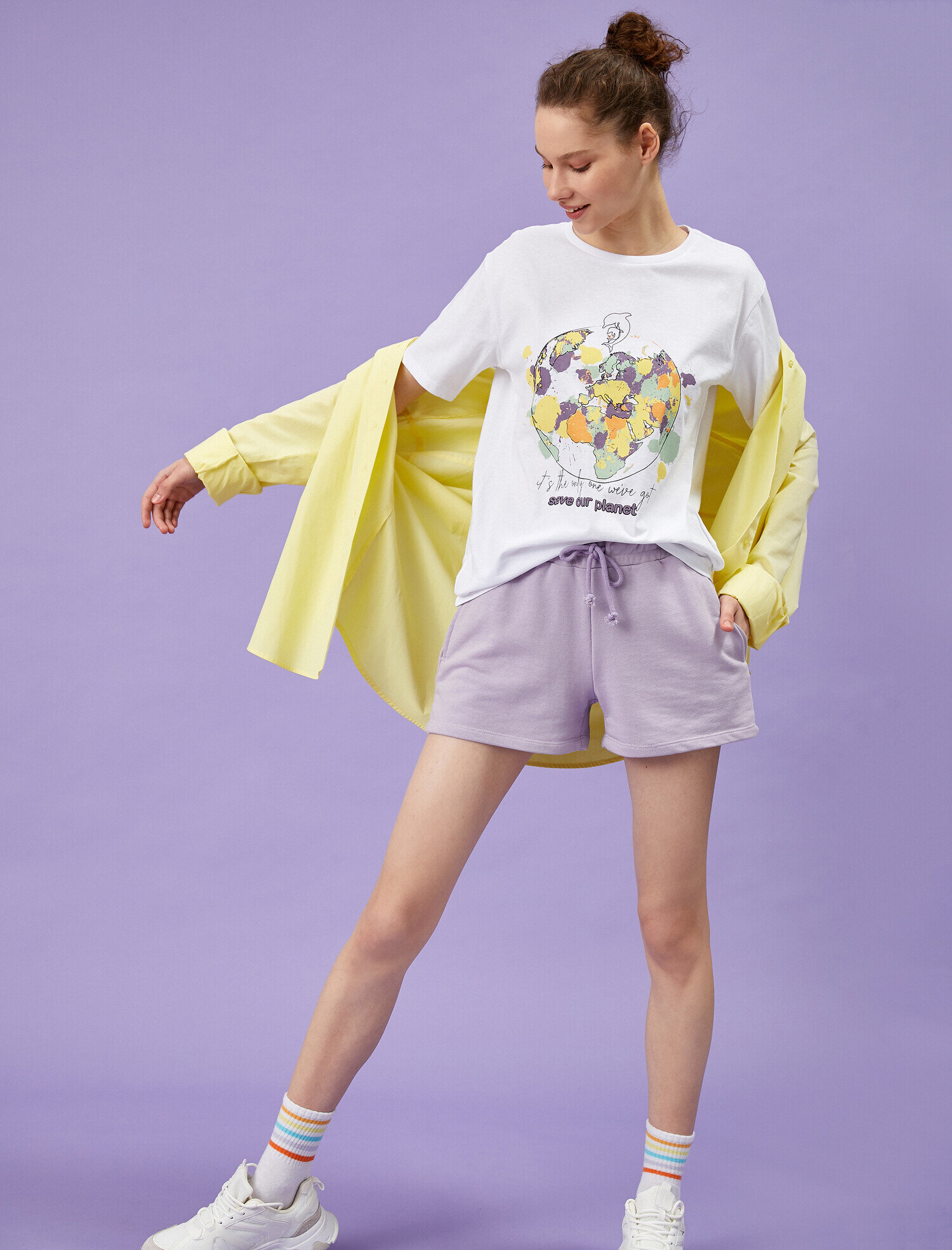   Baskılı Tişört Pamuklu