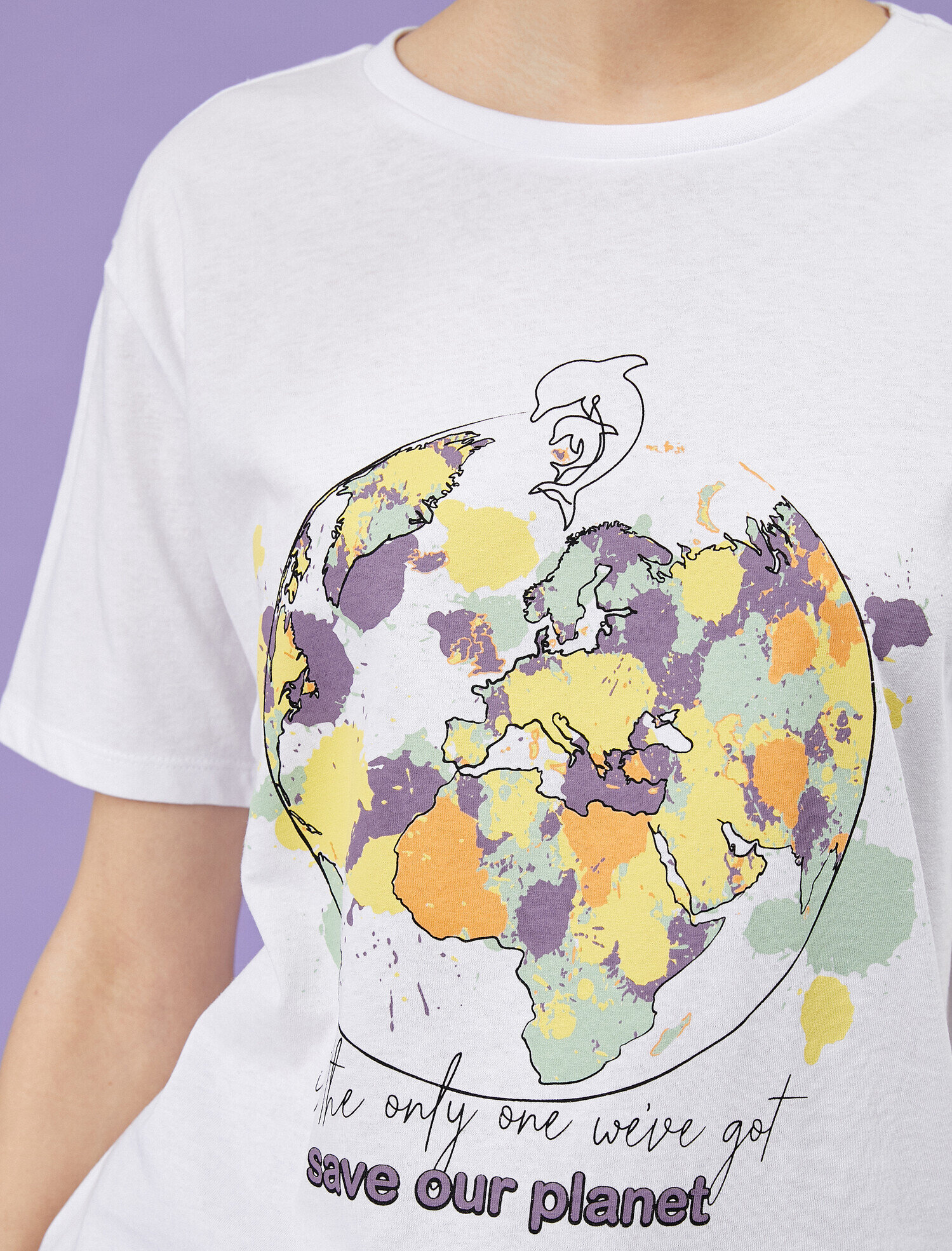   Baskılı Tişört Pamuklu