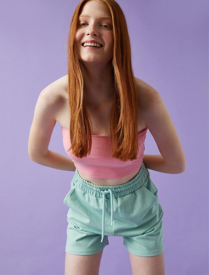  Straplez Crop Atlet Fitilli