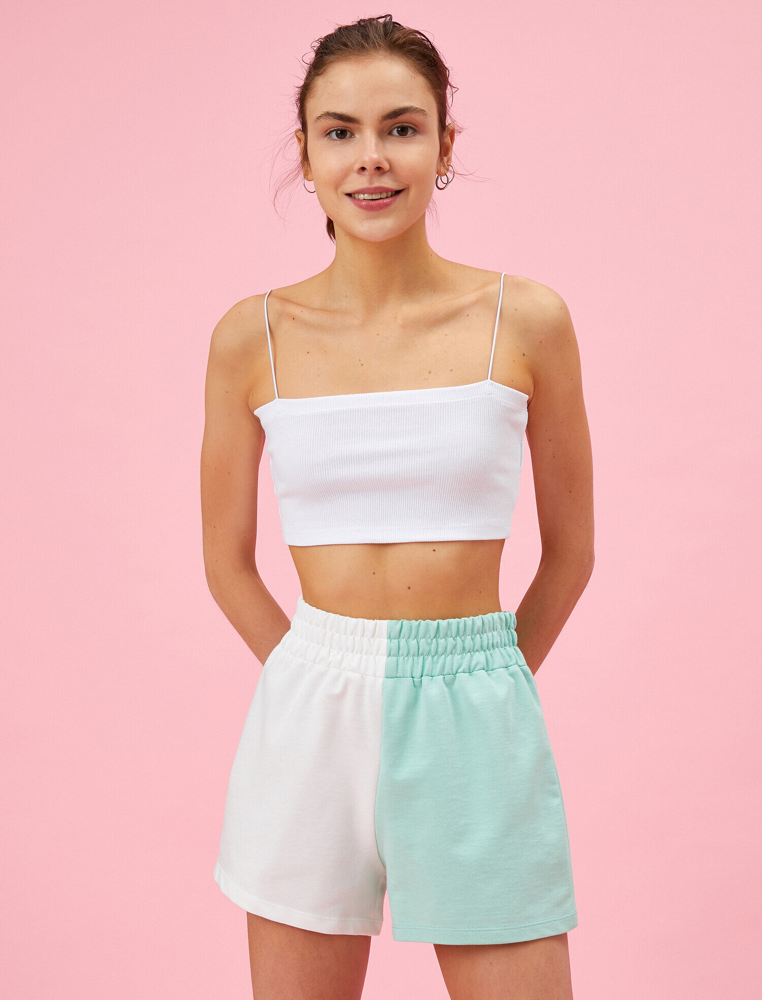   Crop Atlet İnce Askılı