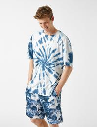 Batik Tişört Pamuklu Oversize