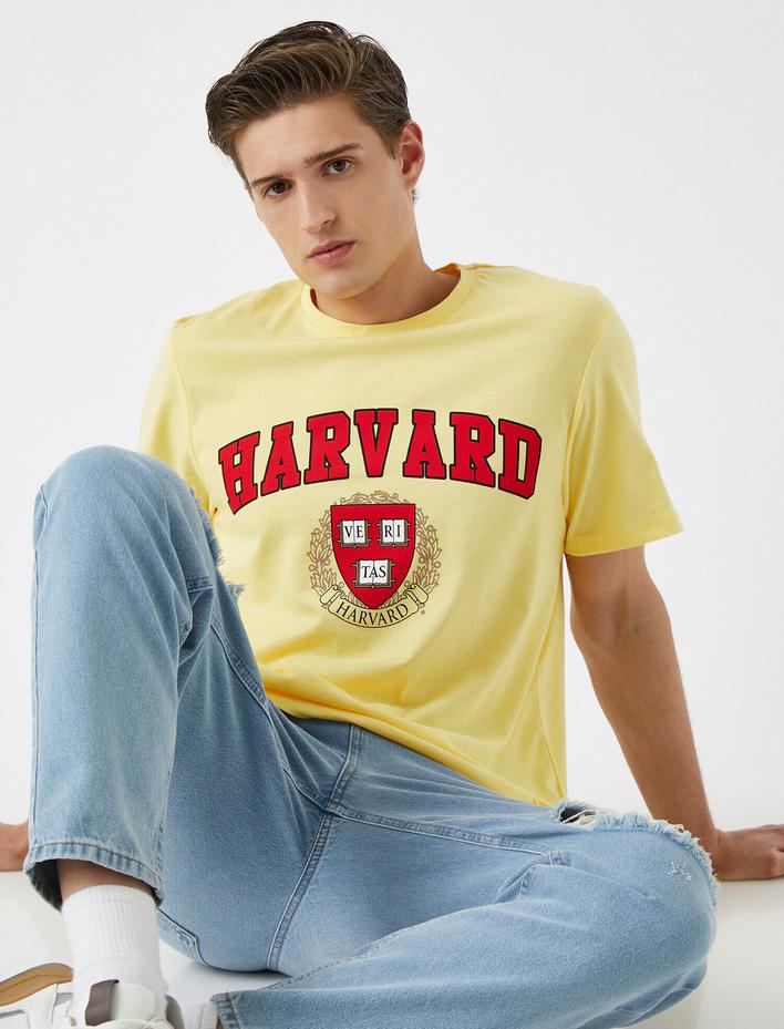  Harvard Tişört Lisanslı Pamuklu