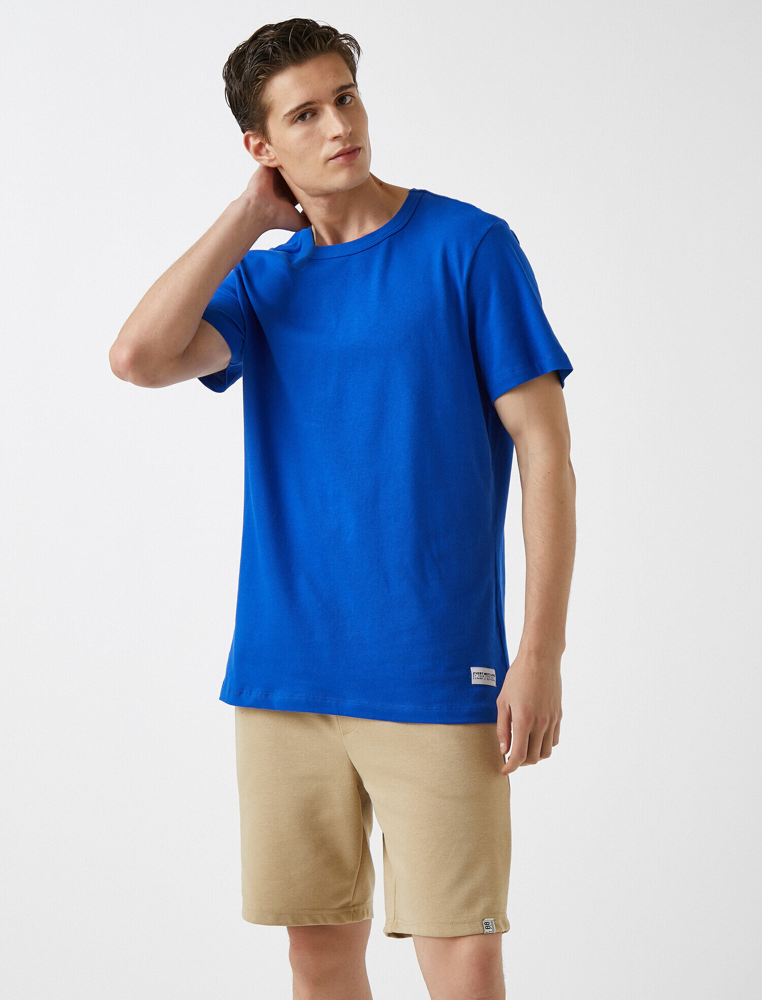 Kısa Kollu Tişört Pamuklu